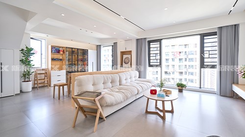 合理設(shè)計7.5m大橫廳，功能分區(qū)超開闊！|長沙全屋整裝