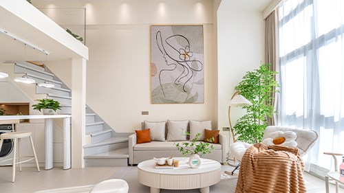 毛坯丑，關我裝修后什么事！奶油loft求夸夸|長沙全屋整裝