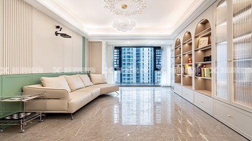 143m²精裝全屋定制，法式奶油溫馨實用|長沙全屋整裝