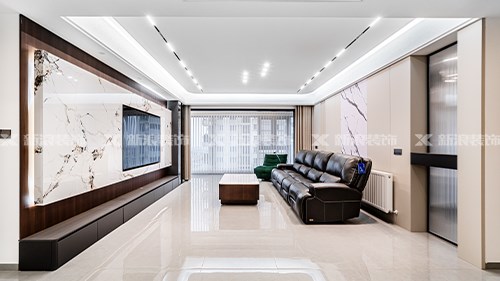 32w爆改190m²極簡輕奢豪宅|長沙全屋整裝