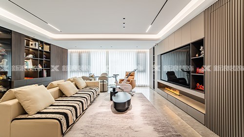 意式輕奢和189㎡大平層太搭了！品質(zhì)拿捏|長沙全屋整裝