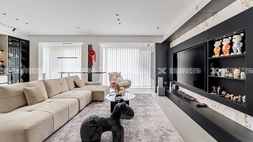 192m²創(chuàng)意式輕奢風(fēng) 完工實景|長沙全屋整裝