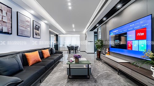 152m²現(xiàn)代簡約黑系住宅 打造高級(jí)感天花板|長沙全屋整裝